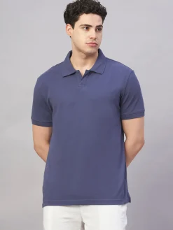 Cottonworld Regular Fit | Polo^Men's 100% Cotton Regular Fit Tshirt