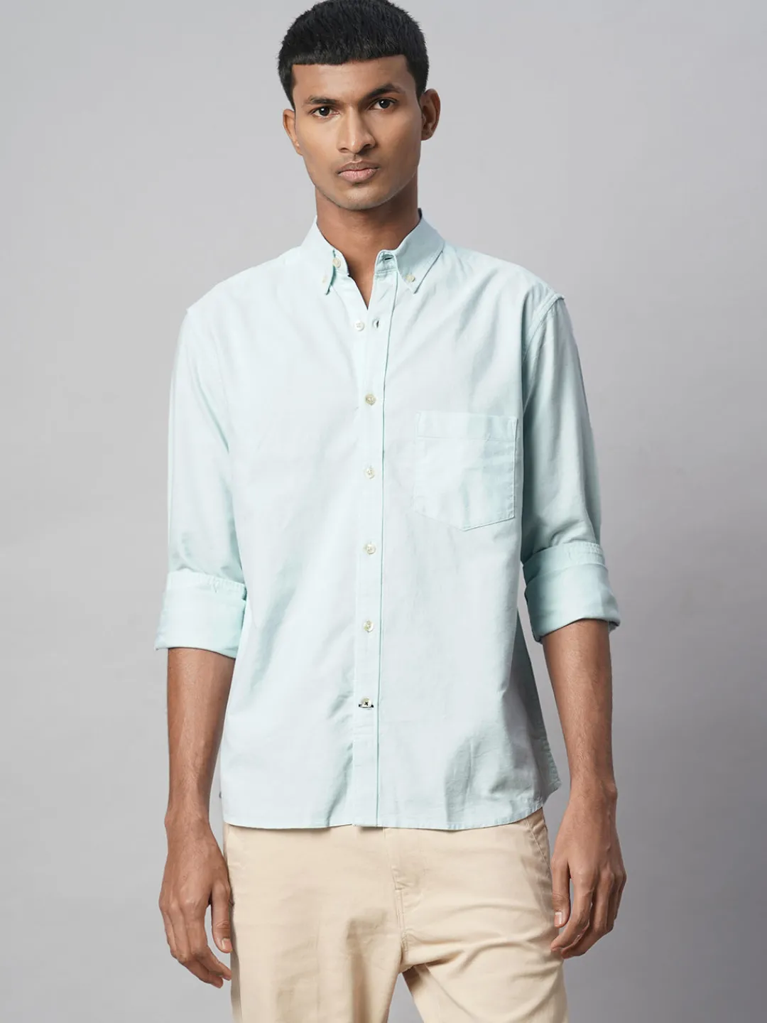 Women Cottonworld Solid | Solid^Men's 100% Cotton Regular Fit Shirt