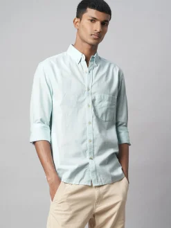 Women Cottonworld Solid | Solid^Men's 100% Cotton Regular Fit Shirt