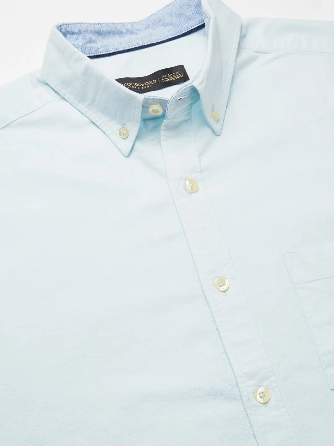 Women Cottonworld Solid | Solid^Men's 100% Cotton Regular Fit Shirt