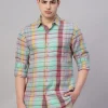 Women Cottonworld 100% Linen Shirts | 100% Linen Shirts^Men's 100% Linen Regular Fit Shirt