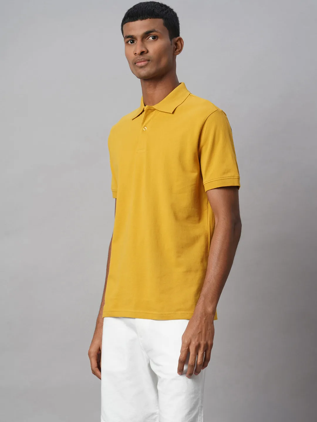 Cottonworld Regular Fit | Polo^Men's 100% Cotton Regular Fit Tshirt