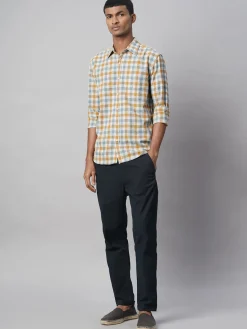 Women Cottonworld Shirts | Shirts^Men's Cotton Linen Regular Fit Shirt