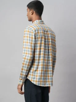 Women Cottonworld Shirts | Shirts^Men's Cotton Linen Regular Fit Shirt