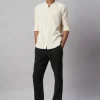 Women Cottonworld Solid | Solid^Men's 100% Cotton Loose Fit Shirt