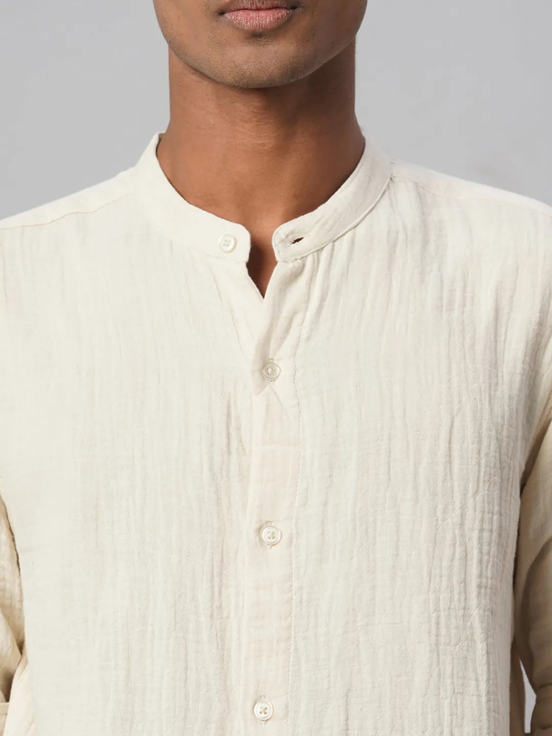 Women Cottonworld Solid | Solid^Men's 100% Cotton Loose Fit Shirt