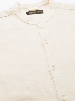 Women Cottonworld Solid | Solid^Men's 100% Cotton Loose Fit Shirt