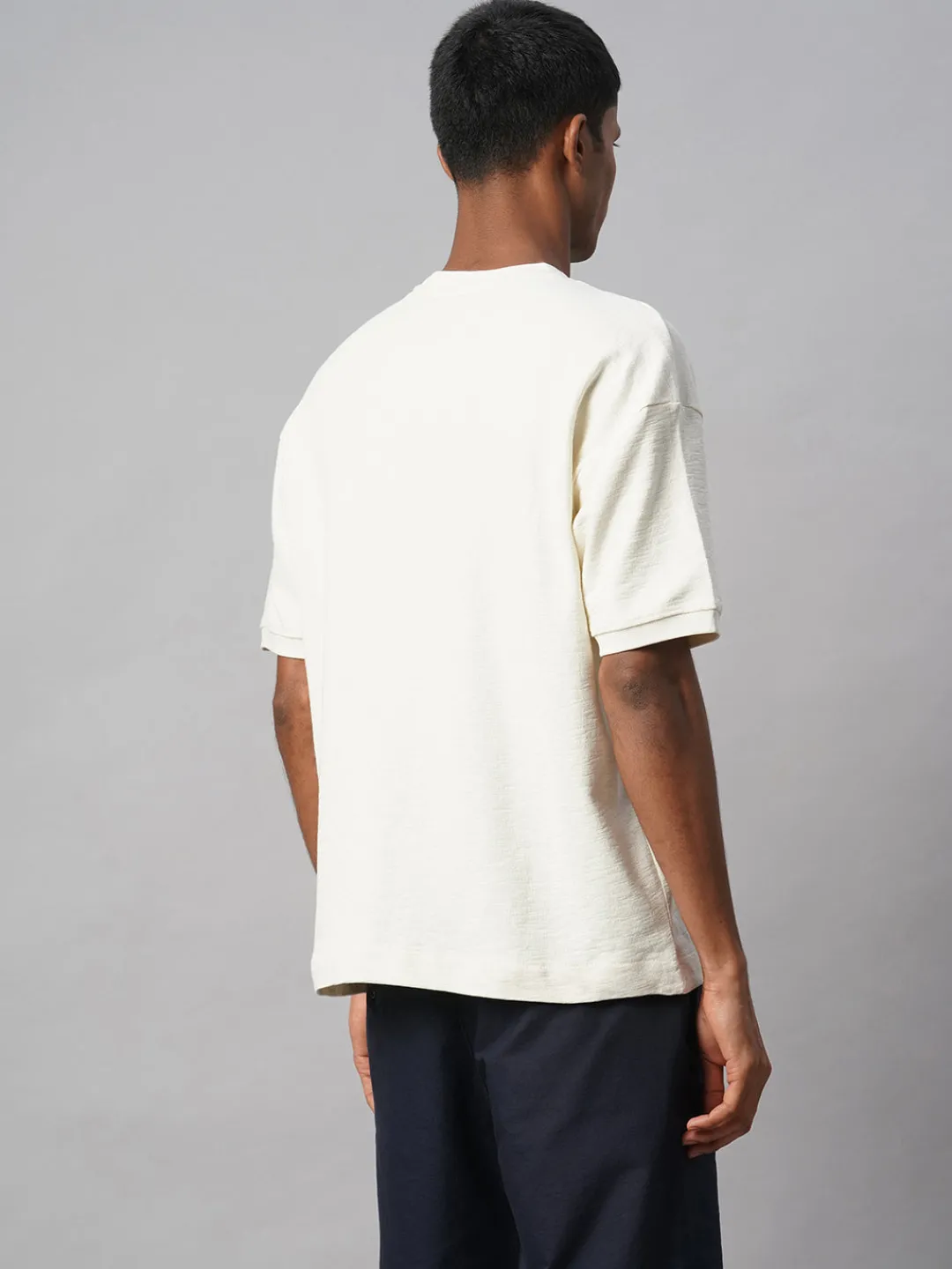 Cottonworld Basic | Round Neck^Men's 100% Cotton Regular Fit Tshirt