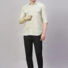 Women Cottonworld 100% Linen Shirts | 100% Linen Shirts^Men's 100% Linen Regular Fit Shirt