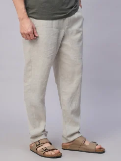 Cottonworld 100% Linen Pants | 100% Linen Pants^Men's 100% Linen Regular Fit Pant