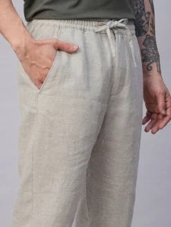 Cottonworld 100% Linen Pants | 100% Linen Pants^Men's 100% Linen Regular Fit Pant