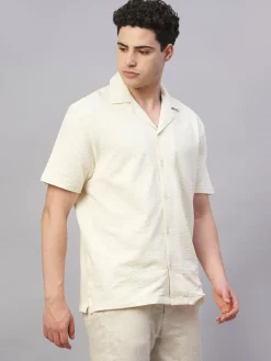 Cottonworld Regular Fit^Men's Cotton Elastane Regular Fit Tshirt