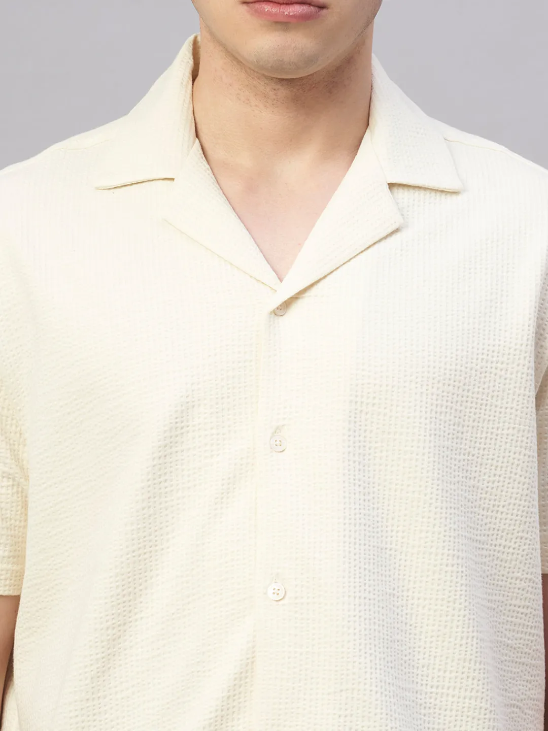 Cottonworld Regular Fit^Men's Cotton Elastane Regular Fit Tshirt