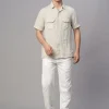 Women Cottonworld Solid | Solid^Men's Cotton Regular Fit Shirt