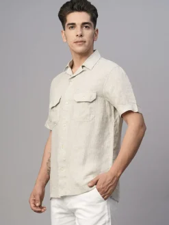 Women Cottonworld Solid | Solid^Men's Cotton Regular Fit Shirt