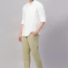 Cottonworld Pants | Pants^Men's Viscose Linen Regular Fit Pant