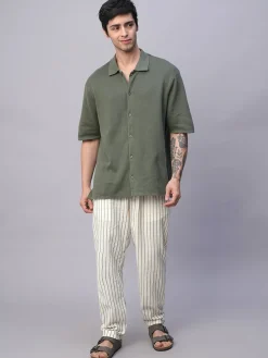 Cottonworld Regular Fit | Casual^Men's 100% Cotton Regular Fit Drawstring Summer Pants