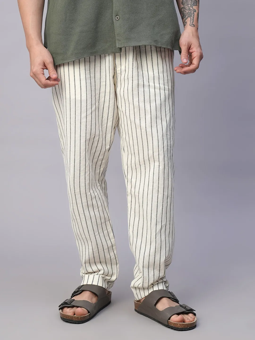 Cottonworld Regular Fit | Casual^Men's 100% Cotton Regular Fit Drawstring Summer Pants