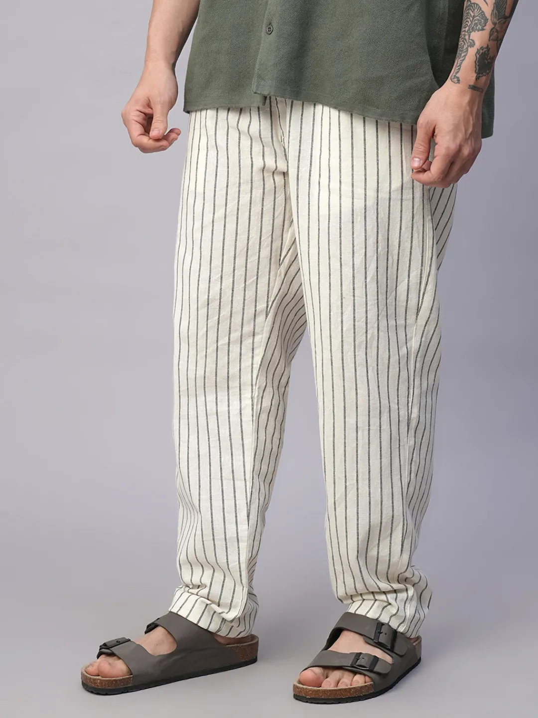Cottonworld Regular Fit | Casual^Men's 100% Cotton Regular Fit Drawstring Summer Pants
