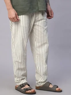 Cottonworld Regular Fit | Casual^Men's 100% Cotton Regular Fit Drawstring Summer Pants