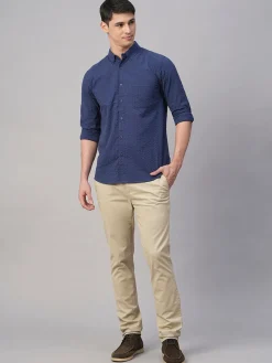 Women Cottonworld Solid | Solid^Men's 100% Cotton Regular Fit Shirt