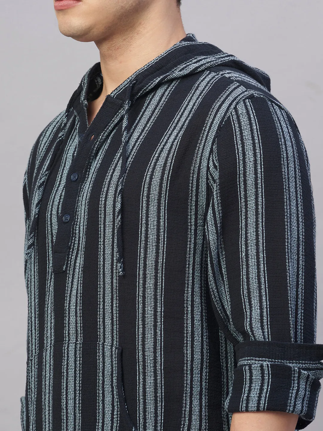 Women Cottonworld Striped | Striped^Men's 100% Cotton Regular Fit Shirt