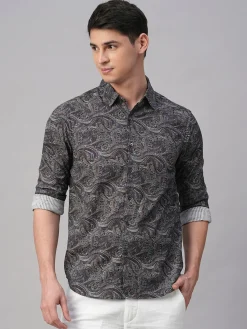Women Cottonworld Print | Print^Men's 100% Cotton Slim Fit Shirt