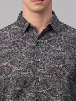 Women Cottonworld Print | Print^Men's 100% Cotton Slim Fit Shirt