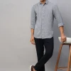 Women Cottonworld 100% Linen Shirts | 100% Linen Shirts^Men's 100% Linen Slim Fit Long Sleeved Shirt