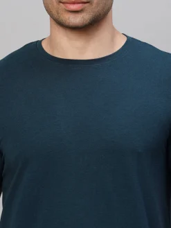 Cottonworld Men | Regular Fit^Men's Cotton Bamboo Elastane Regular Fit Tshirt