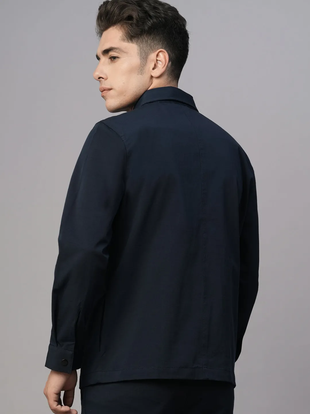 Cottonworld Jackets^Men's Cotton Elastane Regular Fit Jacket