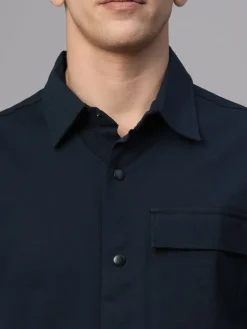 Cottonworld Jackets^Men's Cotton Elastane Regular Fit Jacket