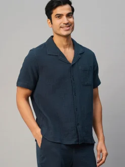 Women Cottonworld Solid | Solid^Men's Cotton Loose Fit Shirt