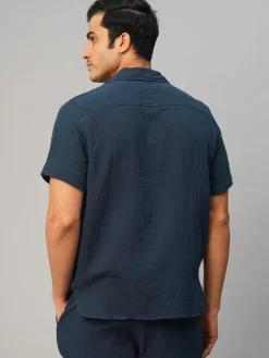 Women Cottonworld Solid | Solid^Men's Cotton Loose Fit Shirt