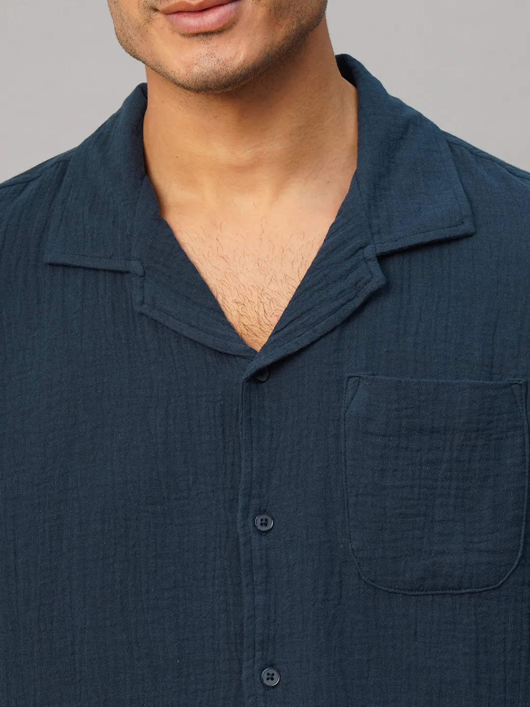 Women Cottonworld Solid | Solid^Men's Cotton Loose Fit Shirt