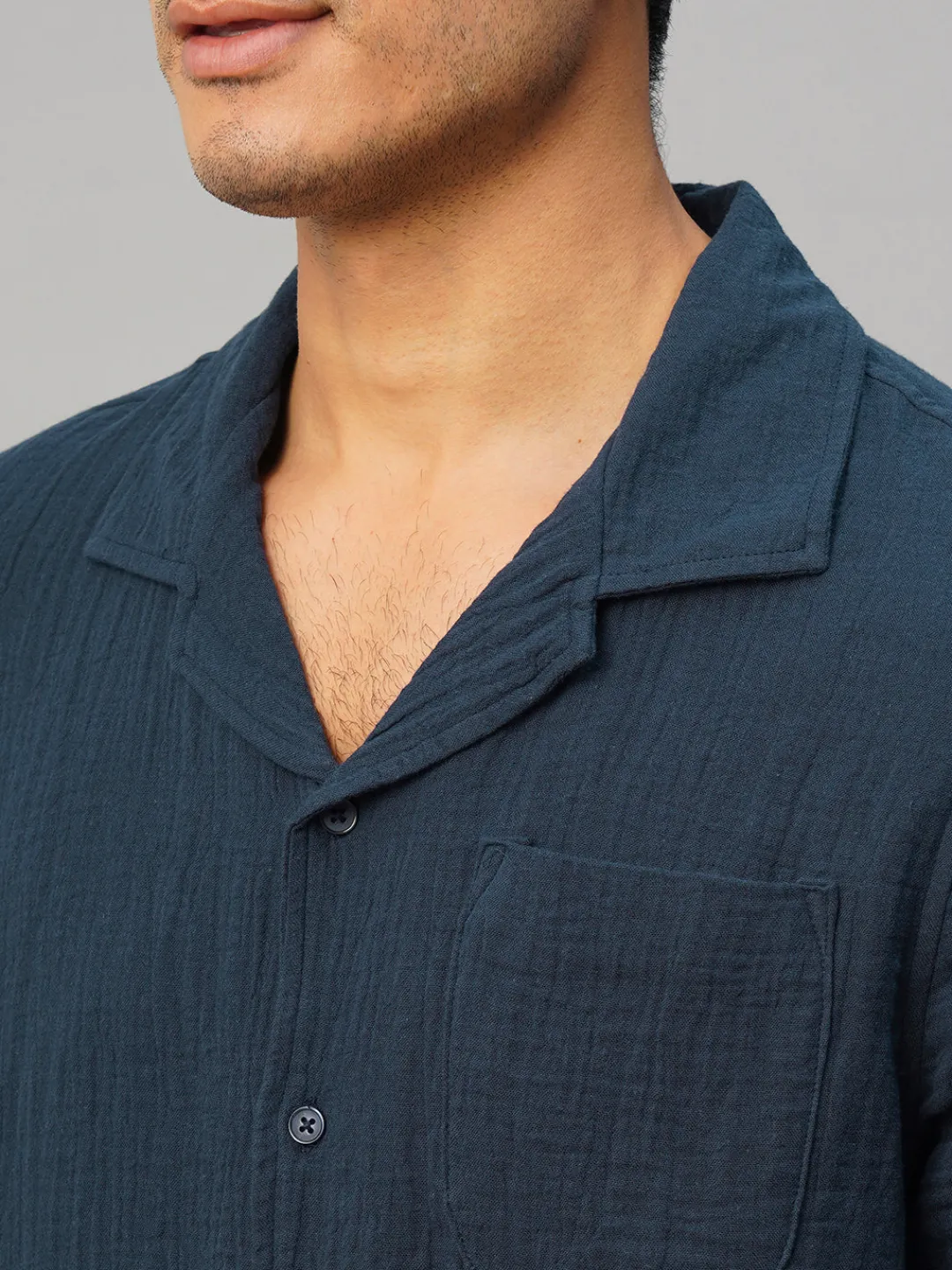 Women Cottonworld Solid | Solid^Men's Cotton Loose Fit Shirt