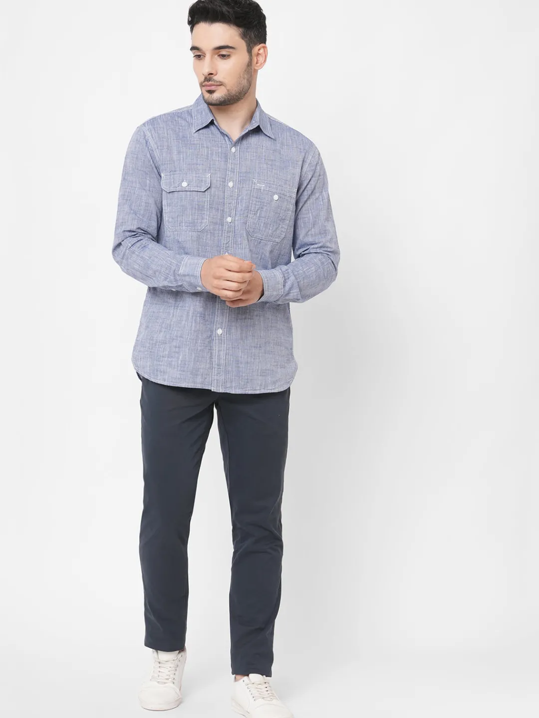 Cottonworld Slim Fit | Casual^Men's Cotton Lycra Slim Fit Pant