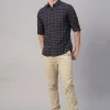Women Cottonworld Checkered | Checkered^Men's Cotton Regular Fit Shirt