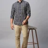 Women Cottonworld Checkered | Checkered^Men's Cotton Regular Fit Checked Shirt