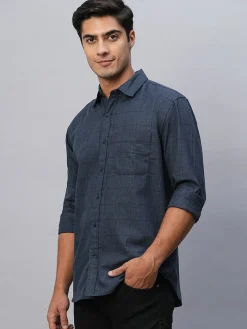 Women Cottonworld Checkered | Checkered^Men's Cotton Regular Fit Checked Shirt