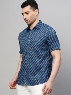 Women Cottonworld Print | Print^Men's Cotton Regular Fit Printed Shirt