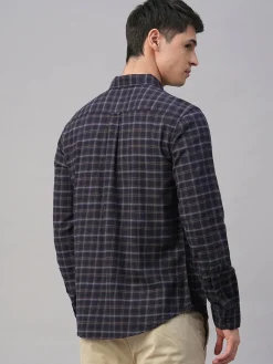 Women Cottonworld Checkered | Checkered^Men's Cotton Regular Fit Shirt