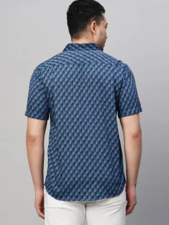 Women Cottonworld Print | Print^Men's Cotton Regular Fit Printed Shirt