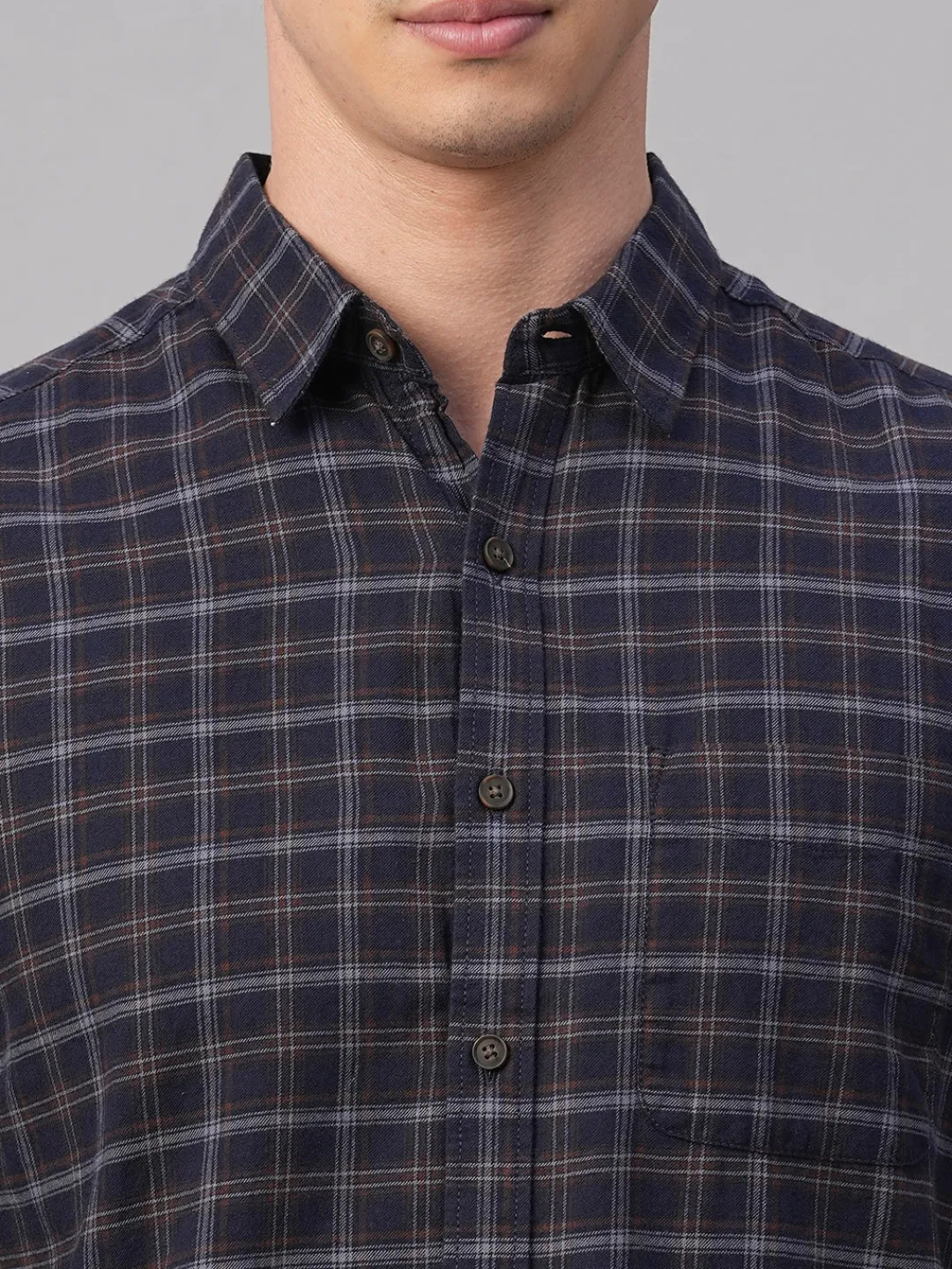 Women Cottonworld Checkered | Checkered^Men's Cotton Regular Fit Shirt