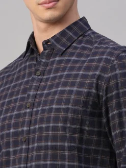 Women Cottonworld Checkered | Checkered^Men's Cotton Regular Fit Shirt