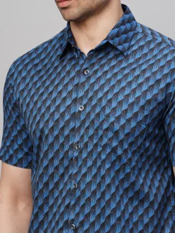 Women Cottonworld Print | Print^Men's Cotton Regular Fit Printed Shirt