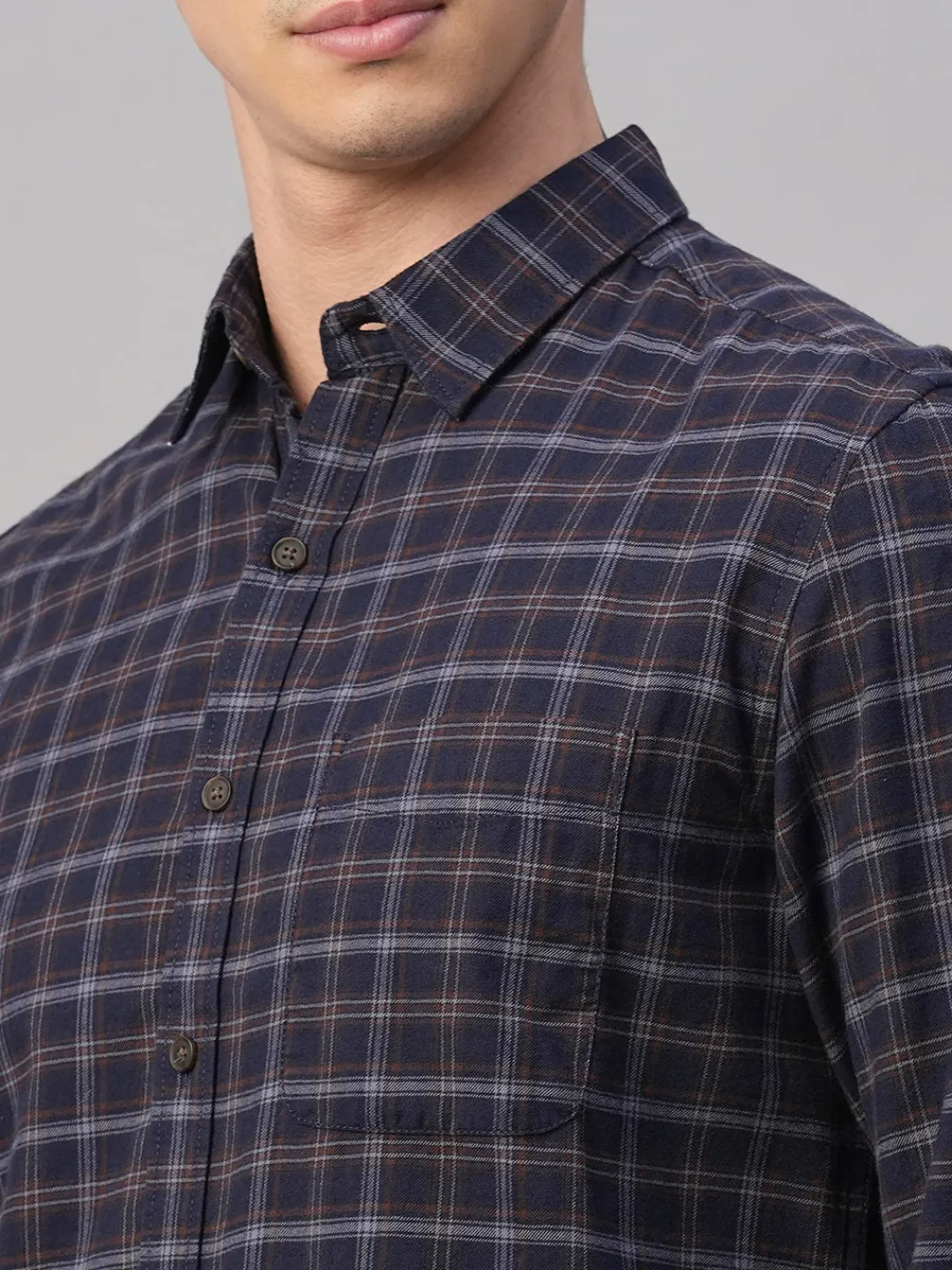 Women Cottonworld Checkered | Checkered^Men's Cotton Regular Fit Shirt