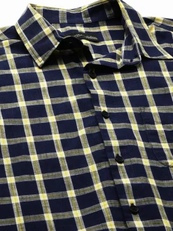 Women Cottonworld Checkered | Checkered^Men's Cotton Regular Fit Checked Shirt