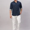 Women Cottonworld Solid | Solid^Men's Cotton Slim Fit Shirt