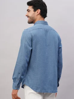 Women Cottonworld Solid | Solid^Men's Cotton Slim Fit Shirt